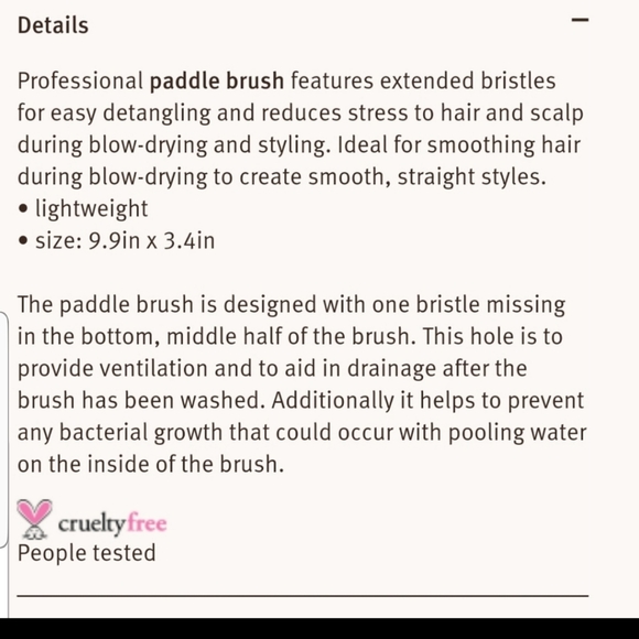 AVEDA Wooden Paddle Hair Brush - Picture 3 of 8